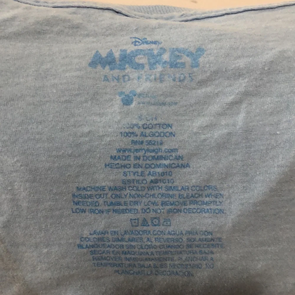 Small Disney Donald and Daisy Duck short sleeve tee shirt shirt light blue - Picture 4 of 7
